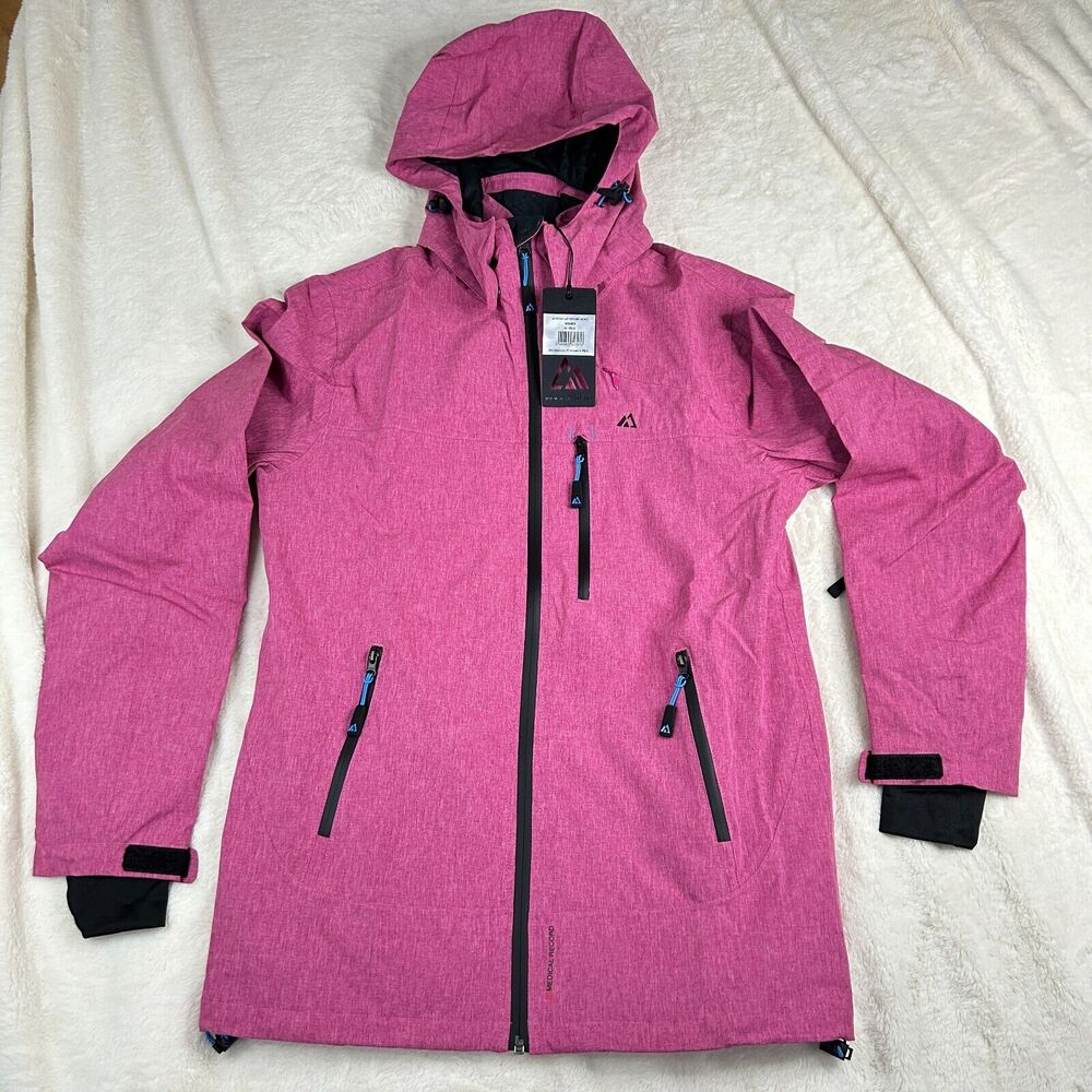 Apricoat Women's Jacket in Pink with Removable Hood Size Medium
